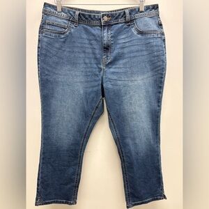 4 for $25 💛 George Women's Cropped Denim Blue Jeans Capri